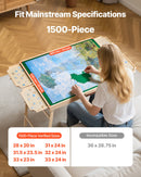 VEVOR 1500 detaļu puzles galds ar salokāmām kājām, 4 atvilktnēm un pārsegu, 86 x 63 cm pārnēsājams koka dēlis ar filca virsmu, regulējams 6 slīpuma leņķos, puzļu piederumi pieaugušajiem, dāvana mammai