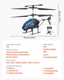 VEVOR RC helikopters, 2,4 GHz tālvadības helikopters, 3,5 kanālu RC lidaparāts bērniem, 16 minūšu lidojuma laiks, augstuma noturēšana, viena pogas pacelšanās/nosēšanās un LED gaismas, rotaļlieta bērniem no 8 gadu vecuma