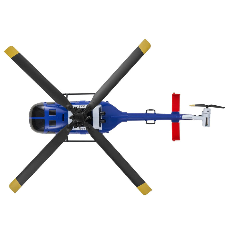 VEVOR RC helikopters, 2,4 GHz 4 propelleru tālvadības helikopters ar 6 asu žiroskopu, 4 kanālu RC lidmašīna iesācējiem, LED apgaismojums un pacelšanās/nolaišanās ar vienu pogu, rotaļlieta bērniem no 8 gadu vecuma