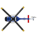 VEVOR RC helikopters, 2,4 GHz 4 propelleru tālvadības helikopters ar 6 asu žiroskopu, 4 kanālu RC lidmašīna iesācējiem, LED apgaismojums un pacelšanās/nolaišanās ar vienu pogu, rotaļlieta bērniem no 8 gadu vecuma