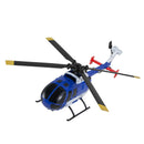 VEVOR RC helikopters, 2,4 GHz 4 propelleru tālvadības helikopters ar 6 asu žiroskopu, 4 kanālu RC lidmašīna iesācējiem, LED apgaismojums un pacelšanās/nolaišanās ar vienu pogu, rotaļlieta bērniem no 8 gadu vecuma