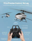 VEVOR RC helikopters, 2,4 GHz vienas propellera tālvadības helikopters ar žiroskopu, 4 kanālu RC lidaparāts iesācējiem, 39 minūšu lidojuma laiks, viena taustiņa pacelšanās/nosēšanās, rotaļlieta bērniem no 8 gadu vecuma