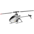 VEVOR RC helikopters, 2,4 GHz vienas propellera tālvadības helikopters ar žiroskopu, 4 kanālu RC lidaparāts iesācējiem, 39 minūšu lidojuma laiks, viena taustiņa pacelšanās/nosēšanās, rotaļlieta bērniem no 8 gadu vecuma