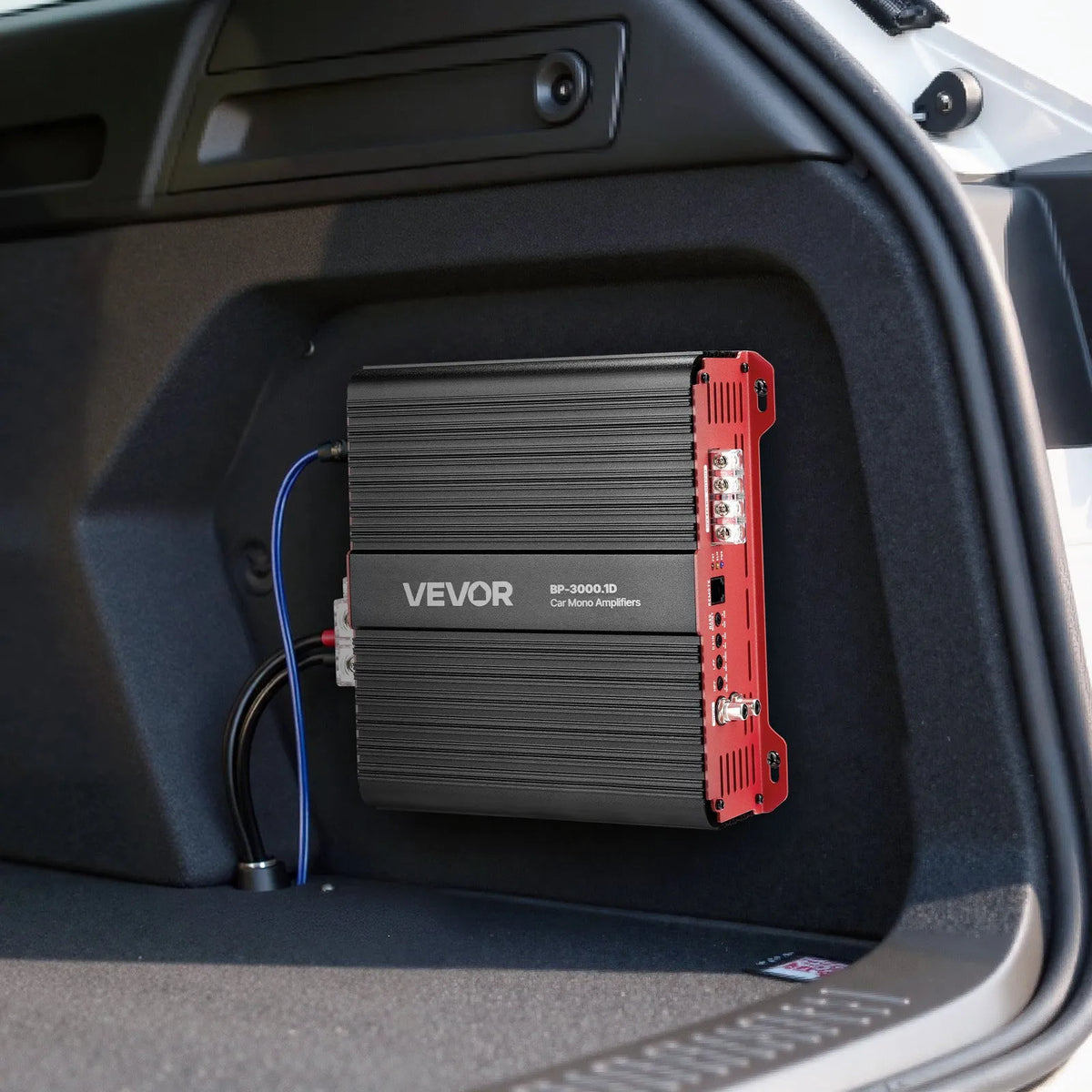 VEVOR 3000 W monobloka auto audio pastiprinātājs, 1 kanāls, Class D, 1/2/4 Ω
