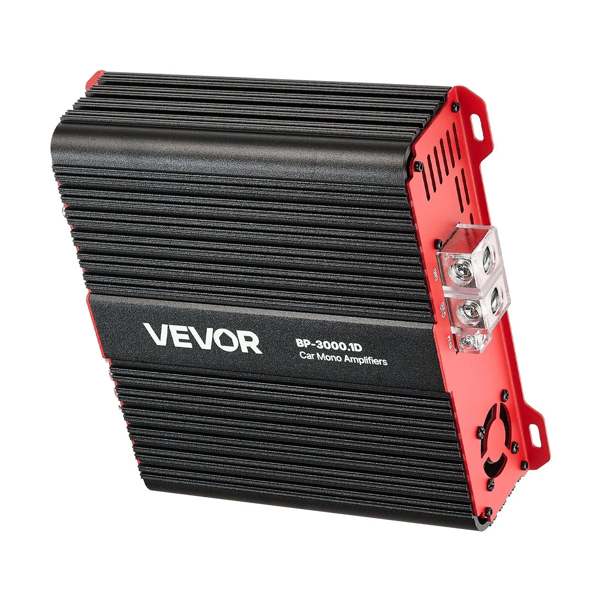 VEVOR 3000 W monobloka auto audio pastiprinātājs, 1 kanāls, Class D, 1/2/4 Ω