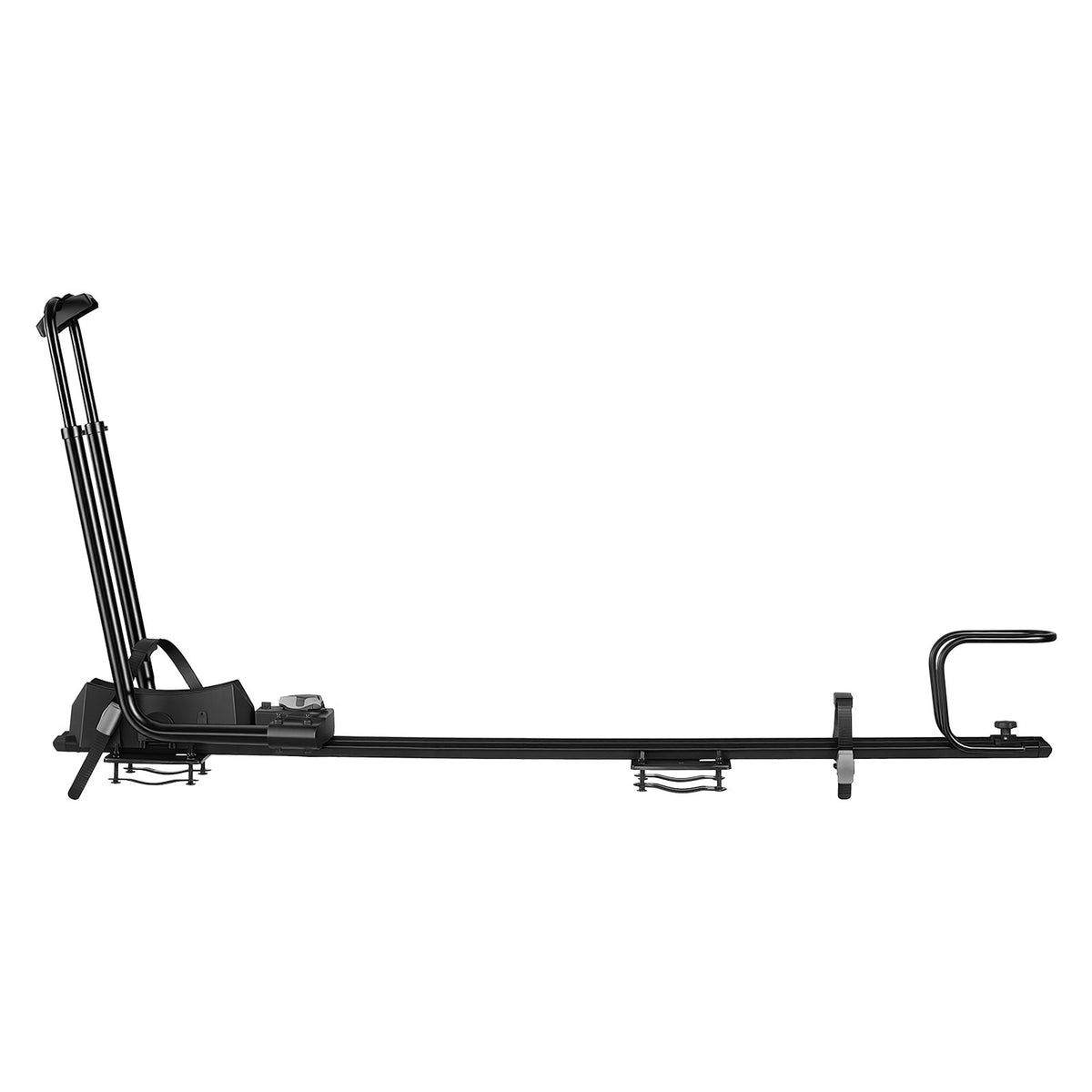 VEVOR salokāms velosipēda jumta turētājs automašīnai, 1 velosipēdam, kravnesība 20 kg, alumīnija sakausējums un tērauds, ar drošības slēdzeni, melns