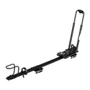 VEVOR salokāms velosipēda jumta turētājs automašīnai, 1 velosipēdam, kravnesība 20 kg, alumīnija sakausējums un tērauds, ar drošības slēdzeni, melns