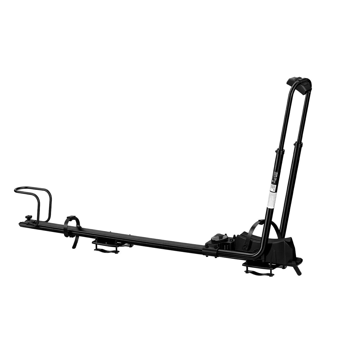 VEVOR salokāms velosipēda jumta turētājs automašīnai, 1 velosipēdam, kravnesība 20 kg, alumīnija sakausējums un tērauds, ar drošības slēdzeni, melns