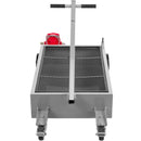 VEVOR Eļļas notecināšanas tvertne 57 L zema profila, lielas ietilpības eļļas maiņas panna ar salokāmu rokturi, sūkni, šļūteni un grozāmiem riteņiem automašīnām, SUV un kravas automašīnām