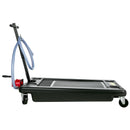 VEVOR portatīva zema profila eļļas notecināšanas panna ar sūkni, 64 L ietilpība, 8 ft šļūtene, piemērota SUV, automašīnām un kravas automašīnām.