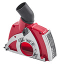 VEVOR griešanas putekļu pārsegs leņķa slīpmašīnai, universāls 10,2–12,7 cm leņķa slīpmašīnas putekļu pārsegs ar 6 stiprinājuma paplāksnēm, regulējams griešanas dziļums, savienojams ar putekļsūcēju, piemērots koka, betona, sienu un akmens griešanai