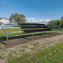 VEVOR Saules baseina sildītājs, 1,22 × 7,32 m HDPE baseina apsildes sistēma ar pilnu piederumu komplektu, universāls saules panelis ūdens temperatūras paaugstināšanai, piemērots virszemes un iebūvējamajiem baseiniem