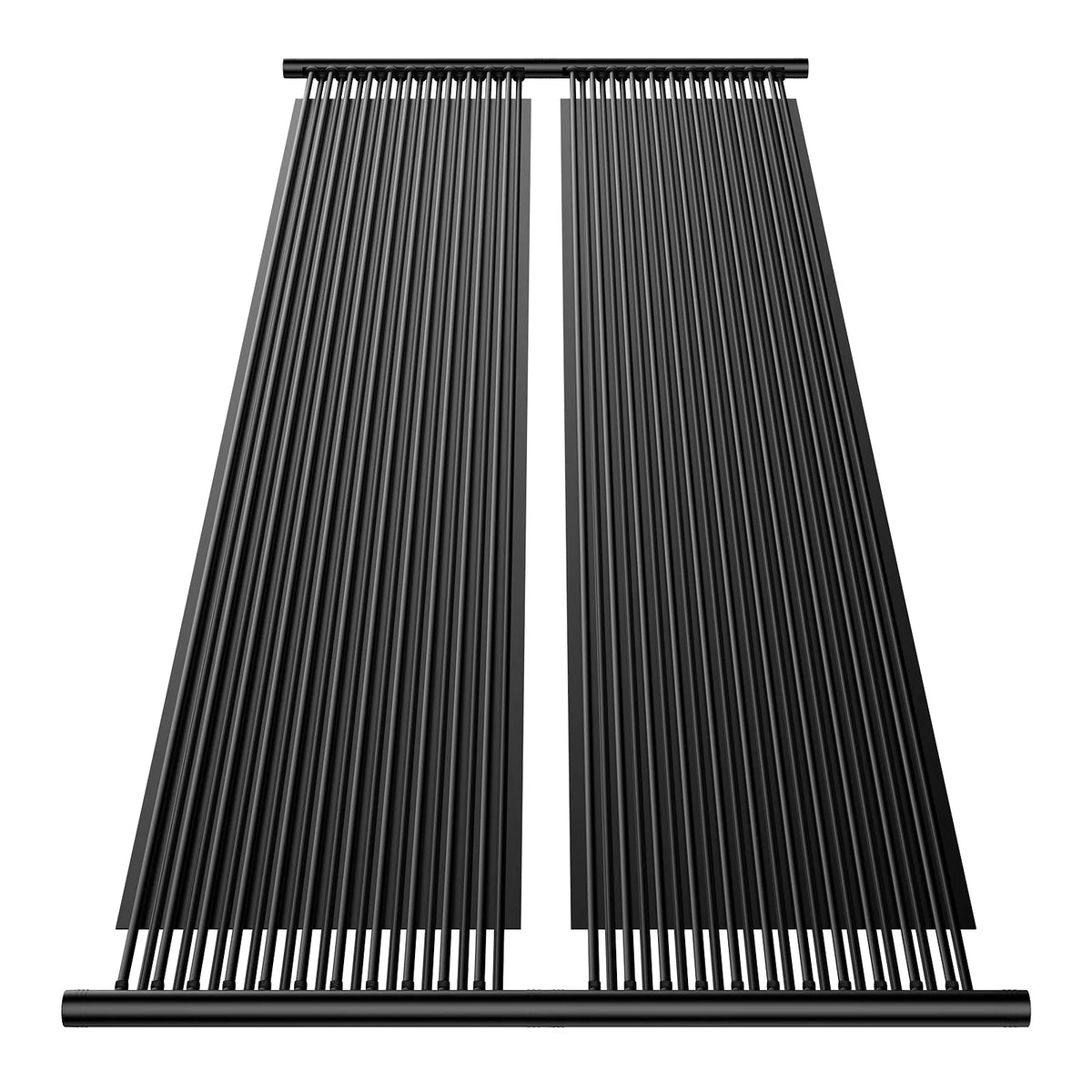VEVOR Solar Pool Heater, 0.84 × 6.1 m HDPE Solar Collector Panel (2 pcs), Durable and Weather-Resistant, with Complete Accessory Kit, Universal Solution for Water Temperature Increase for Above-Ground and In-Ground Pools