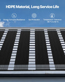 VEVOR Saules baseina sildītājs, 1,22 × 3,05 m HDPE saules paneļi (4 gab.) ar pilnu piederumu komplektu, izturīgi un laikapstākļu noturīgi, universāli ūdens temperatūras paaugstināšanai, piemēroti virszemes un iebūvējamajiem baseiniem