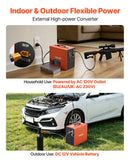 VEVOR PCP gaisa kompresors 4500 PSI, PCP gaisa ieroču kompresors ar ārējo pārveidotāju, 350 W, DC 12 V/AC 230 V, pārnēsājams kompresors krāsošanas un augstspiediena gaisa tvertnēm