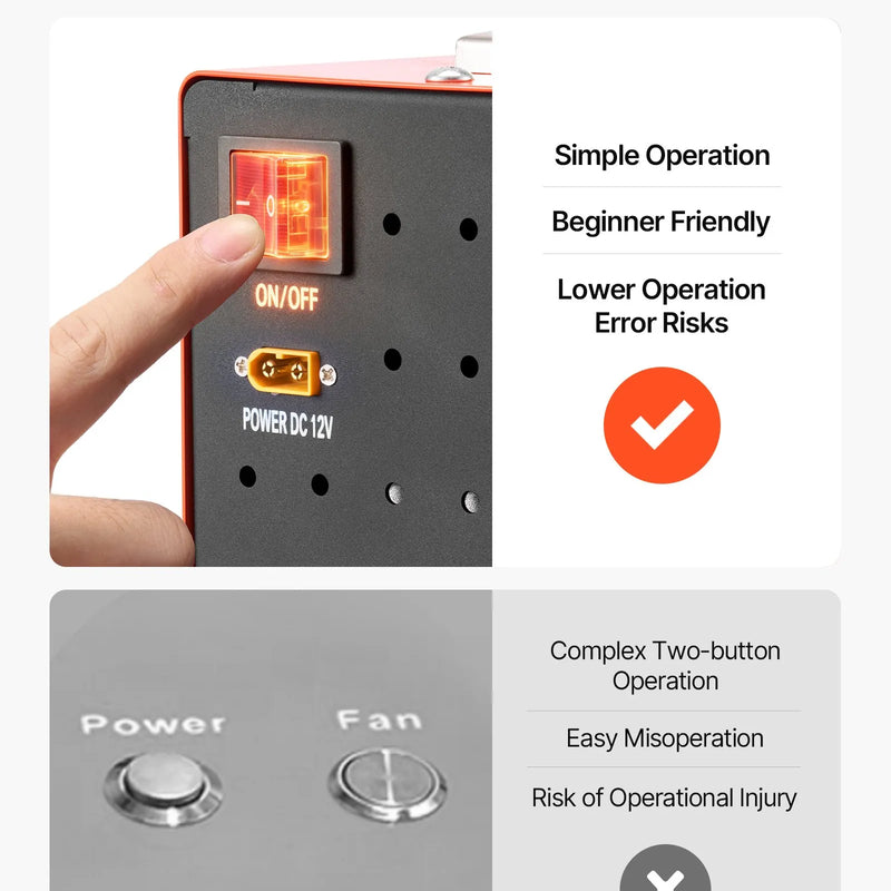 VEVOR PCP gaisa kompresors 4500 PSI, PCP gaisa ieroču kompresors ar ārējo pārveidotāju, 350 W, DC 12 V/AC 230 V, pārnēsājams kompresors krāsošanas un augstspiediena gaisa tvertnēm