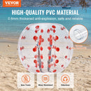 VEVOR piepūšamā bumper bumba 1 gab., 1,2 m sumo zorb bumba pusaudžiem un pieaugušajiem, 0,8 mm PVC cilvēka kāmja burbuļbumba āra komandu spēlēm dārzā, pagalmā un parkā