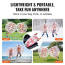 VEVOR piepūšamā bumper bumba 1 gab., 1,2 m sumo zorb bumba pusaudžiem un pieaugušajiem, 0,8 mm PVC cilvēka kāmja burbuļbumba āra komandu spēlēm dārzā, pagalmā un parkā