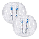 VEVOR piepūšamās bumper bumbas 2 gab., 1,2 m sumo zorb bumbas pusaudžiem un pieaugušajiem, 0,8 mm PVC cilvēka kāmja burbuļbumbas āra komandu spēlēm dārzā, pagalmā un parkā