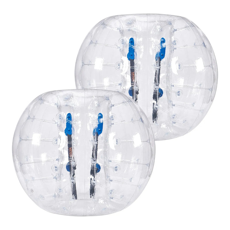 VEVOR piepūšamās bumper bumbas 2 gab., 1,2 m sumo zorb bumbas pusaudžiem un pieaugušajiem, 0,8 mm PVC cilvēka kāmja burbuļbumbas āra komandu spēlēm dārzā, pagalmā un parkā