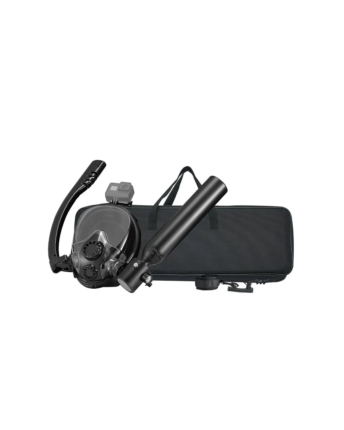 VEVOR Mini Diving Cylinder 0.5 L with Hand Pump and Adapter, 5–10 min, up to 10 m