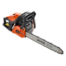 VEVOR benzīna motorzāģis 457,2 mm, 52 cm³, 2 kW, 2-taktu dzinējs, motorzāģis koku zāģēšanai, zaru apgriešanai un teritorijas tīrīšanai, ar sinhronizētu droseles čoku, neslīdošu rokturi un 2 tvertnēm