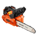 VEVOR benzīna motorzāģis 304,8 mm, 25,4 cm³, 0,75 kW, 2-taktu dzinējs, motorzāģis koku zāģēšanai, zaru apgriešanai un teritorijas tīrīšanai, ar sinhronizētu droseles čoku, neslīdošu rokturi un 2 tvertnēm