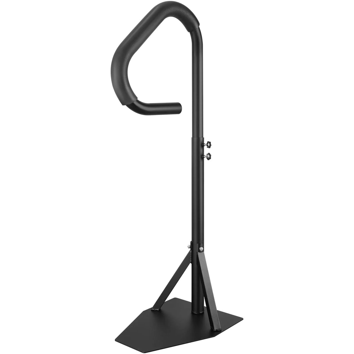 VEVOR Swivel Spa Steps, 360° Rotation, Adjustable Height 88.9–144.8 cm, Rust-Resistant Aluminium Handrails for Hot Tubs and Bubble Baths with Sliding Base, Indoor and Outdoor Use, Load Capacity 272.2 kg