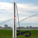 VEVOR 750 W dziļurbuma iegremdējamais sūknis, 7,1 m³/h, 75 m pacēluma augstums, 9,1 m kabelis, IP68