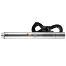 VEVOR 750 W dziļurbuma iegremdējamais sūknis, 7,1 m³/h, 75 m pacēluma augstums, 9,1 m kabelis, IP68