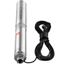 VEVOR 750 W dziļurbuma iegremdējamais sūknis, 7,1 m³/h, 75 m pacēluma augstums, 9,1 m kabelis, IP68