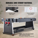 VEVOR 3 vienā rotējošs daudzfunkcionāls spēļu galds ar gaisa hokeju, biljardu un galda tenisu, 224 cm hokeja galds spēļu istabai un mājai, arkādes spēļu komplekts ar visiem piederumiem katrai spēlei