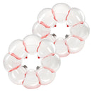 VEVOR piepūšamās bumper bumbas 2 gab., 0,9 m ķermeņa sumo zorb bumbas no bieza PVC āra komandu spēlēm, cilvēka kāmja burbuļbumbas rotaļu laukumiem, pagalmiem un parkiem, sarkanas svītras