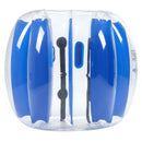 VEVOR piepūšamā bumper bumba 1 gab., 1,2 m ķermeņa sumo zorb bumba no bieza PVC āra komandu spēlēm, cilvēka kāmja burbuļbumba dārzam, pagalmam un parkam, zilas svītras