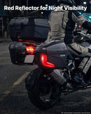 VEVOR motocikla sānu koferi 46 l (23 l × 2), universāli ABS sānu bagāžas koferi, ūdensizturīgi, noņemami kreisais un labais sānu koferis ar drošības slēdzeni, bagāžas glabāšanai, 2 gab. komplekts
