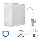 VEVOR reversās osmozes ūdens filtrēšanas sistēma, 1200 GPD, 8 pakāpju, bez tvertnes, ar viedo krānu, uzstādāma zem izlietnes