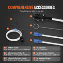 VEVOR šķidruma ekstraktors 6,5 l pneimatisks/manuāls eļļas maiņas vakuuma šķidruma ekstraktors ar mēraparātu un iesūkšanas šļūteni automobiļu šķidrumu vakuuma izsūkšanai