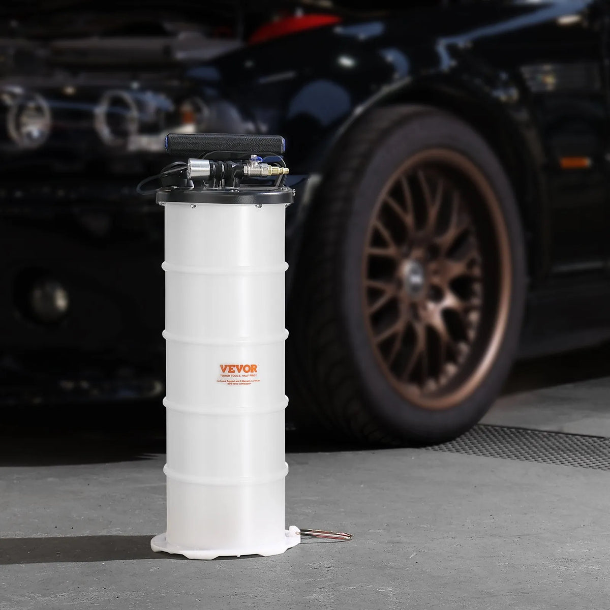VEVOR šķidruma ekstraktors 6,5 l pneimatisks/manuāls eļļas maiņas vakuuma šķidruma ekstraktors ar mēraparātu un iesūkšanas šļūteni automobiļu šķidrumu vakuuma izsūkšanai - ZEMLETES.LV