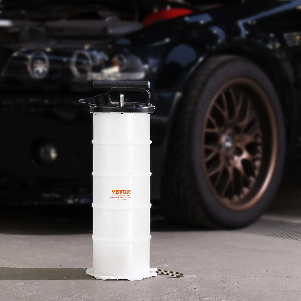 VEVOR šķidruma ekstraktors 6,5 l manuāls rokas eļļas maiņas vakuuma sūknis ar mērstieni un šļūteni automobiļu šķidrumu vakuuma izsūkšanai - ZEMLETES.LV