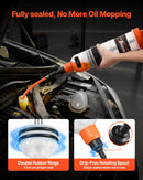 VEVOR 1,5 l šķidruma ekstraktors manuāls automobiļu šķidruma sūknis ar garu šļūteni un pagarinājuma caurulēm, eļļas šļirce zāles pļāvējiem, automašīnām, laivām, golfa ratiem un motocikliem