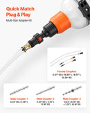 VEVOR 1,5 l šķidruma ekstraktors manuāls automobiļu šķidruma sūknis ar garu šļūteni un pagarinājuma caurulēm, eļļas šļirce zāles pļāvējiem, automašīnām, laivām, golfa ratiem un motocikliem