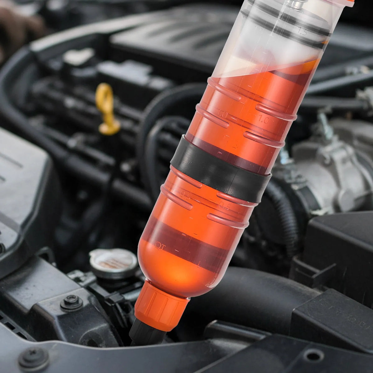 VEVOR 1,5 l šķidruma ekstraktors manuāls automobiļu šķidruma sūknis ar garu šļūteni un pagarinājuma caurulēm, eļļas šļirce zāles pļāvējiem, automašīnām, laivām, golfa ratiem un motocikliem - ZEMLETES.LV