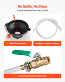 VEVOR transmisijas šķidruma sūknis 3 l manuāls šķidruma pārsūknēšanas sūknis ar 120 cm šļūteni un HDPE tvertni, transmisijas eļļas uzpildes sistēma ar PTFE lenti