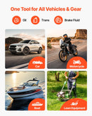 VEVOR transmisijas šķidruma sūknis 3 l manuāls šķidruma pārsūknēšanas sūknis ar 120 cm šļūteni un HDPE tvertni, transmisijas eļļas uzpildes sistēma ar PTFE lenti