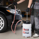 VEVOR šķidruma ekstraktors 9,5 l manuāls vakuuma eļļas maiņas sūknis ar 150 cm šļūteni un trim 120 cm pagarinājuma caurulēm, HDPE tvertne automašīnām, zāles pļāvējiem un laivām