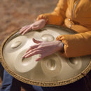 VEVOR Handpan tērauda bungas 55,9 cm ar 10 notīm D minorā ar vālīti - ZEMLETES.LV