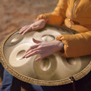 VEVOR Handpan tērauda mēles bungas 55,9 cm 12 notis D minorā ar vālīti