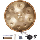 VEVOR Handpan tērauda mēles bungas 55,9 cm ar 9 notīm D minorā ar vālītēm pieaugušajiem - ZEMLETES.LV