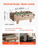 VEVOR 4 vienā kombinētais spēļu galds, 81 cm gaisa hokeja galds ar biljardu, galda futbolu un galda tenisu, komplektā ripas un stūmēji, sporta arkādes galds bērniem un ģimenes spēļu istabai vai birojam