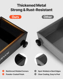 VEVOR zema profila eļļas notecināšanas panna 94,6 L ar manuālu sūkni, 2,2 m šļūteni un T veida salokāmu rokturi, hermētiska un korozijizturīga, piemērota automašīnām, SUV, kravas automašīnām un kvadricikliem, melna